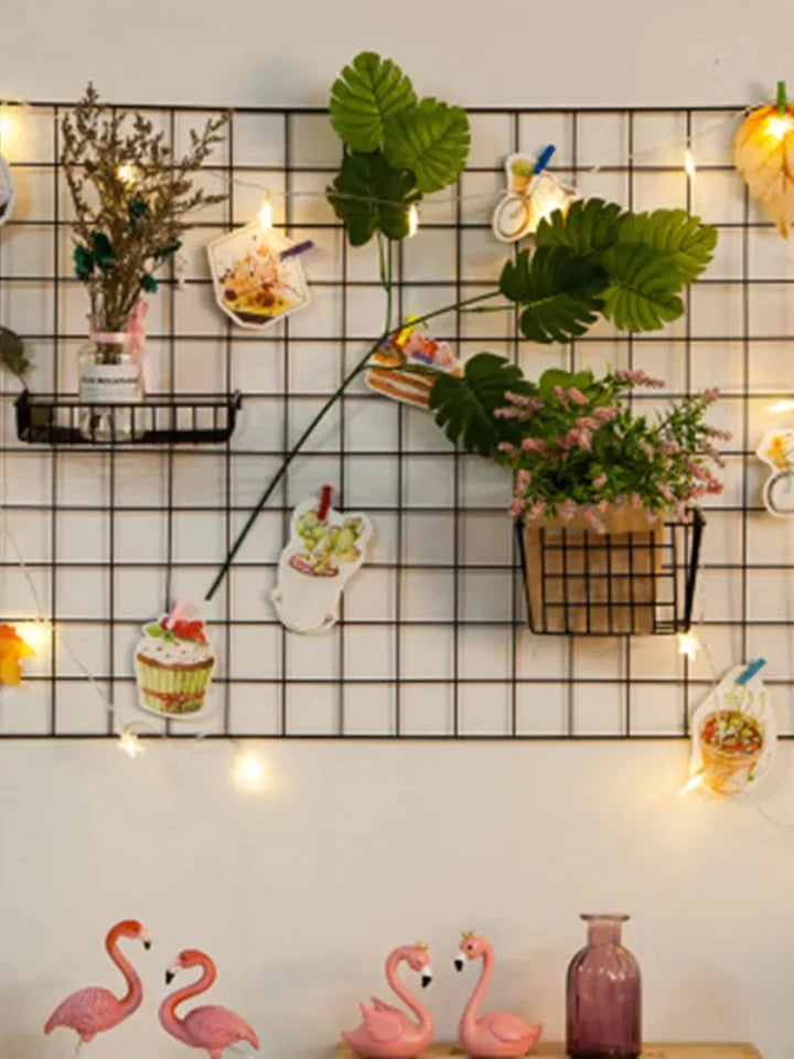 北欧風アイアン製DIYネット什器ハンギングラック