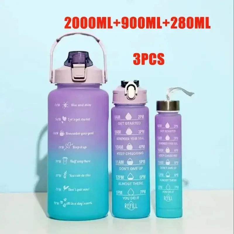 |イベント・ノベルティ用品 |  タイムマーカー付き スポーツウォーターボトセット | 280ml/900ml/2000ml