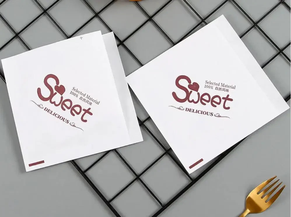 |ノベルティ用品 | バーガー用紙袋 100枚入 | 15 x 15c