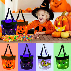 イベント・ハロウィングッズ|LEDライト付きハロウィントリックバスケット