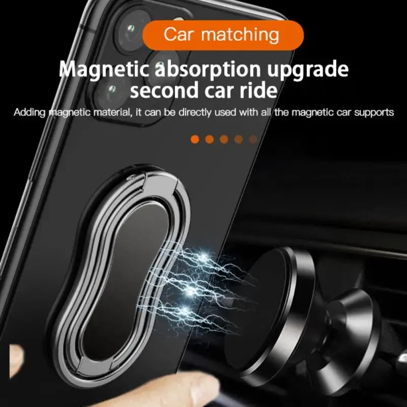 |イベント・ノベルティ用品 | 超薄型 折りたたみ式ダブルリング携帯ホルダー