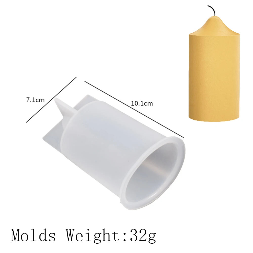 クラフト・DIY用|ハンドメイドキャンドル用 円筒型 シリコン