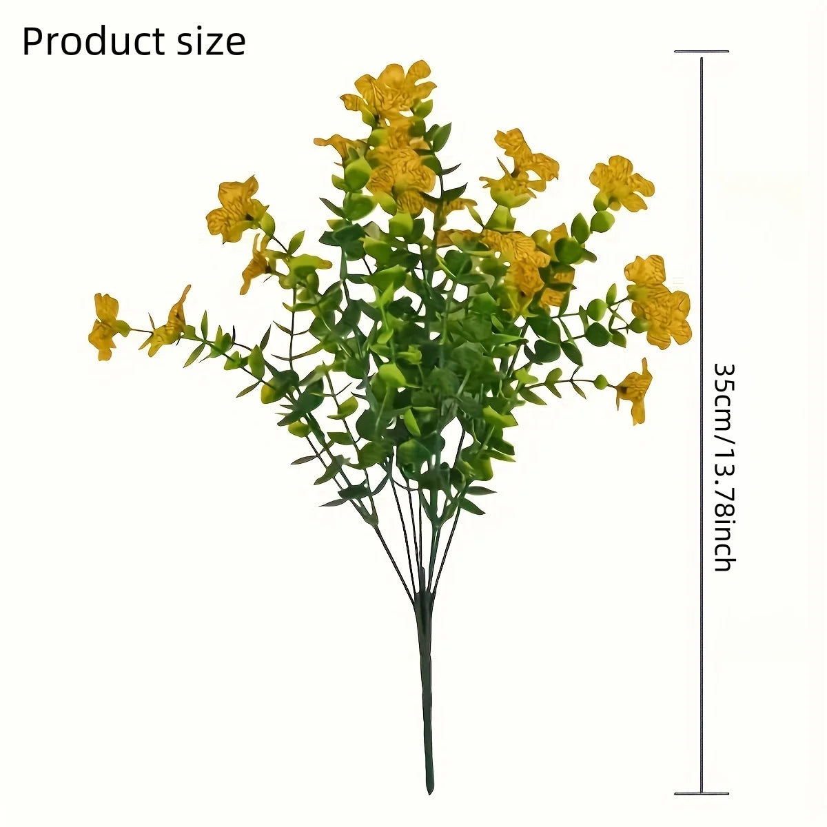 パーティー・インテリア装飾|UV耐性ミックスカラー人工デイジー(12束)