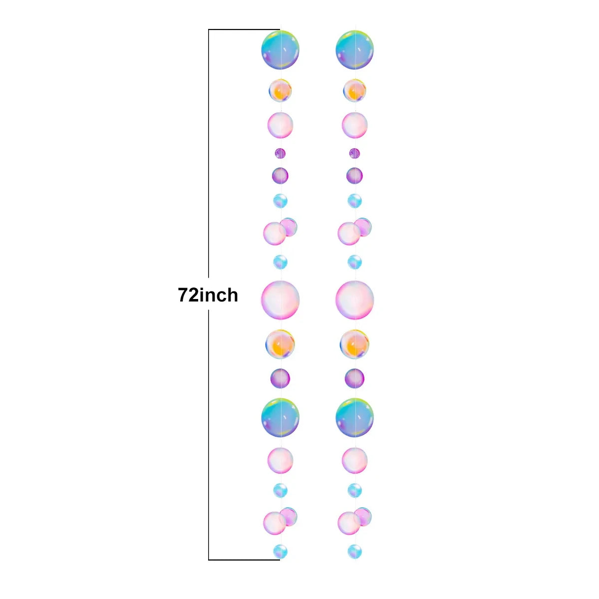 パーティー・インテリア用装飾 バブルカーテン 壁面装飾 2枚入 海中テーマ