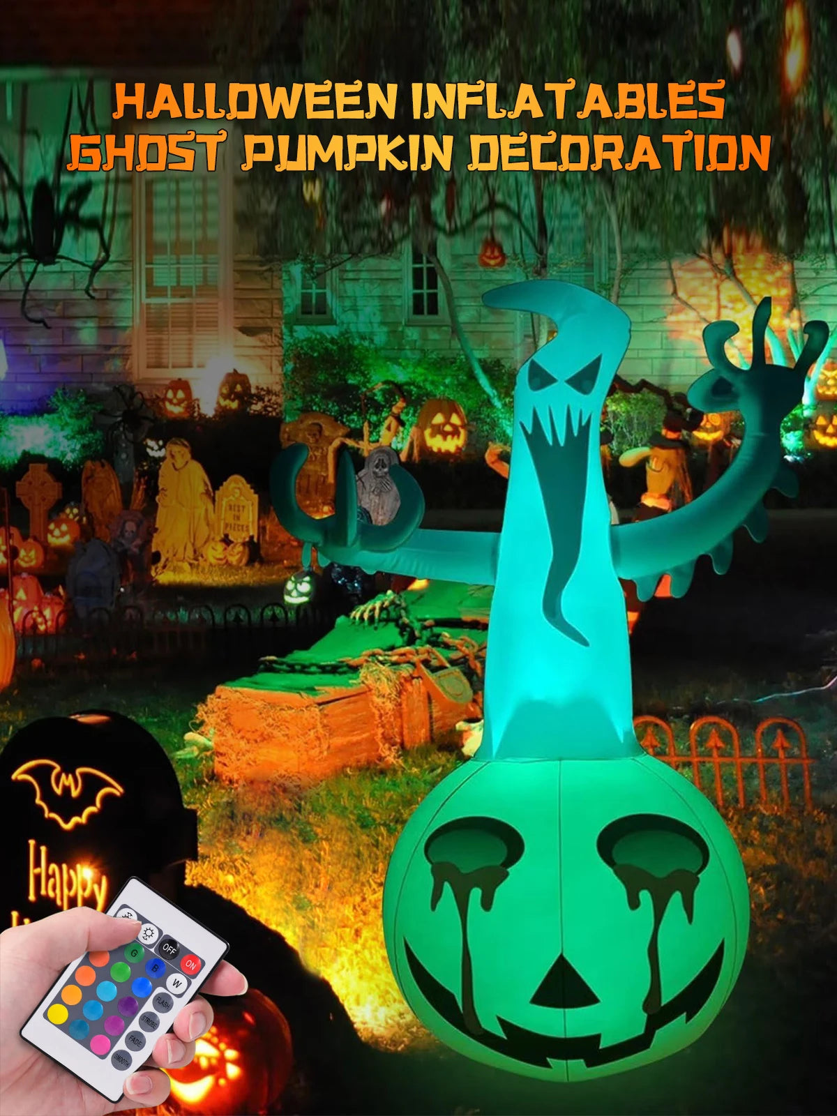 イベント・ハロウィン装飾|LEDパンプキンバルーンデコレーション