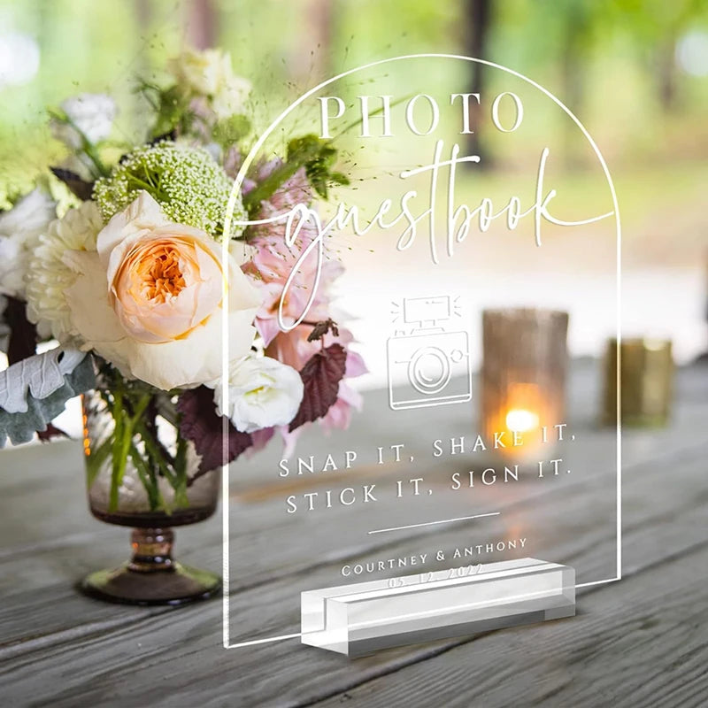 イベント・結婚式装飾|アクリルサインアーチセット(2枚組)