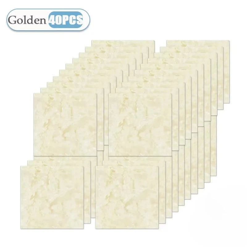 DIY用 マーブル柄タイル風 ステッカー 10枚入~50枚入 大容量