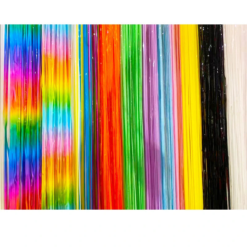 パーティー・インテリア装飾 メタリックカラーカーテン 幅1M 長さ2M 単品