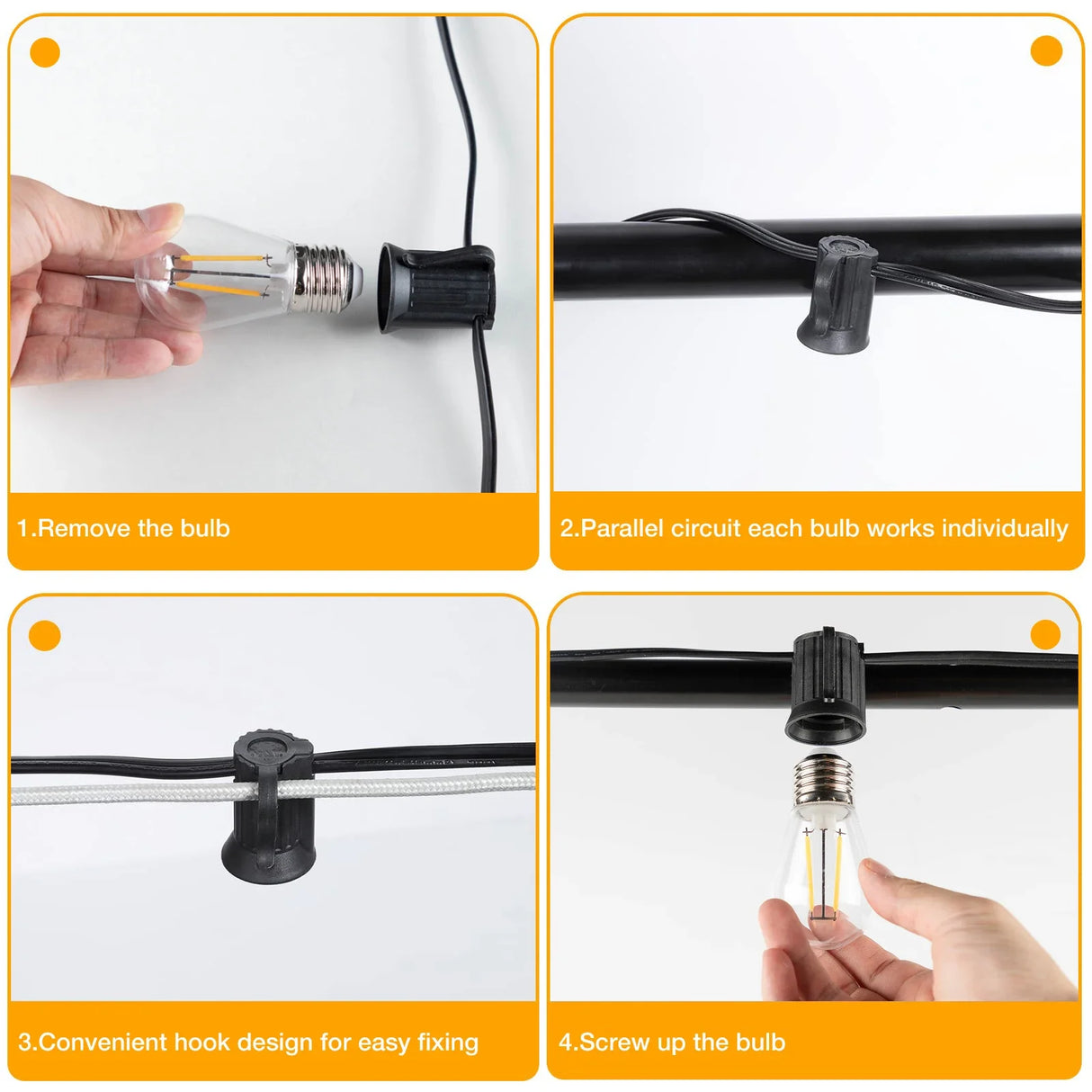 ドレープライト|イベント・クリスマス装飾| LEDガーランドライト (10M/15M)