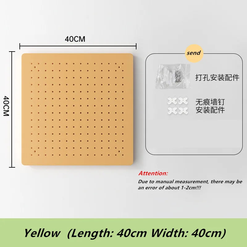 多機能メタルペグボード収納ラック