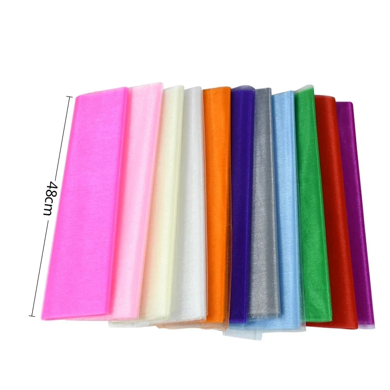 インテリア・パーティ装飾 |オーガンジー生地 | 5/10m シアー