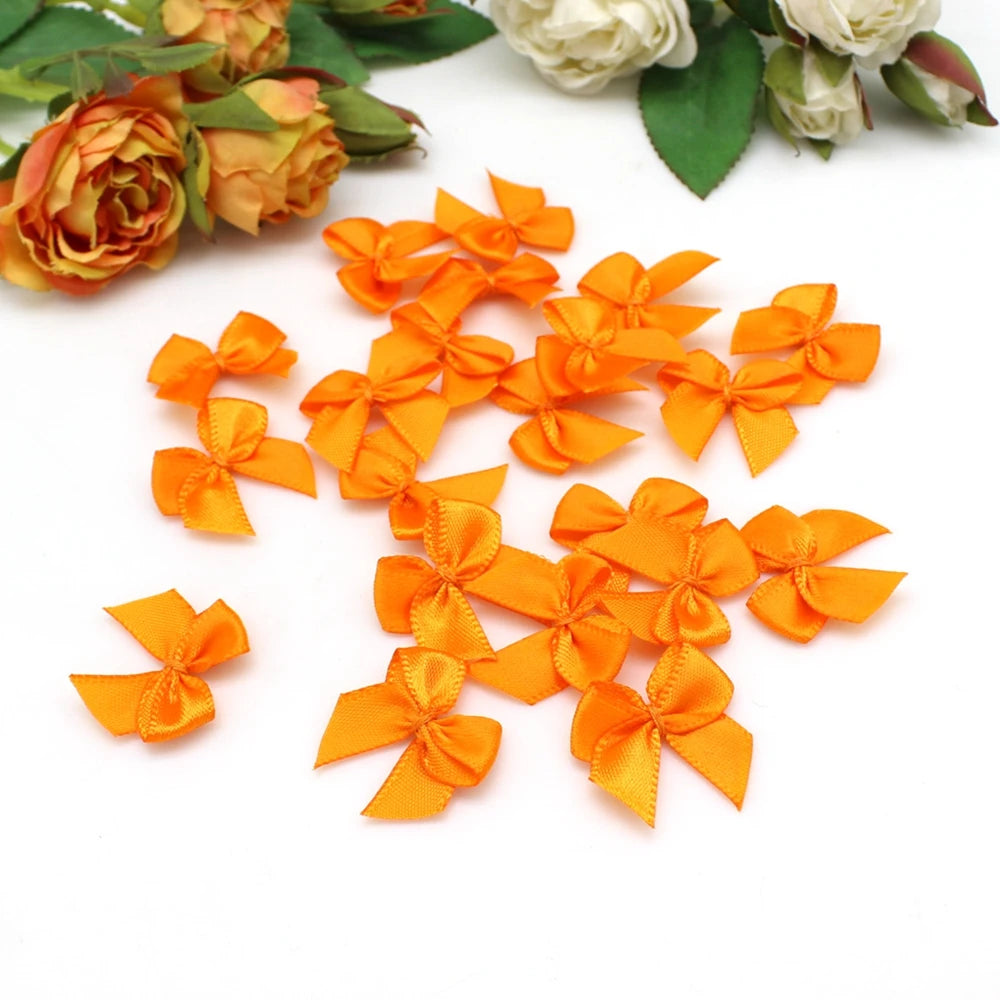 【イベント用デコレーション】ミニリボン・造花デコレーション・パーティー・(50個/100個/200個)