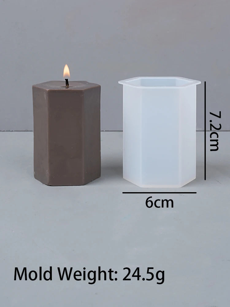 クラフト・DIY用|ハンドメイドキャンドル用 3D幾何学模様型