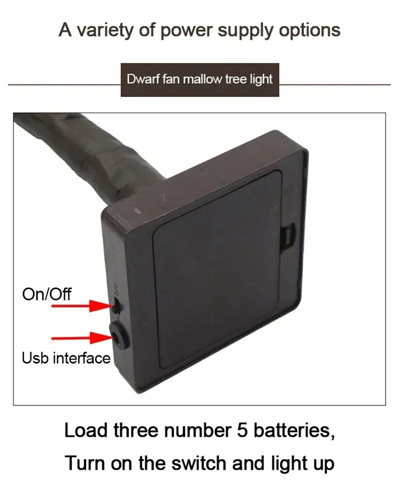 モチーフライト|イベント・パーティー装飾|LEDヤシの木型デスクライト