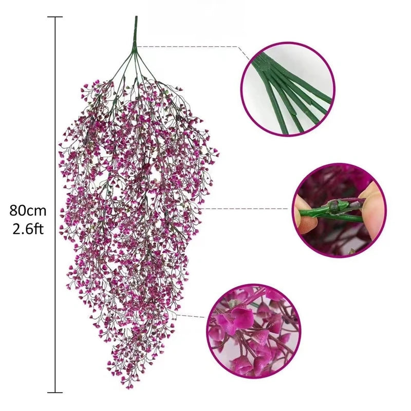 パーティー・ガーデン装飾|造花小花ハンギング用(80c)