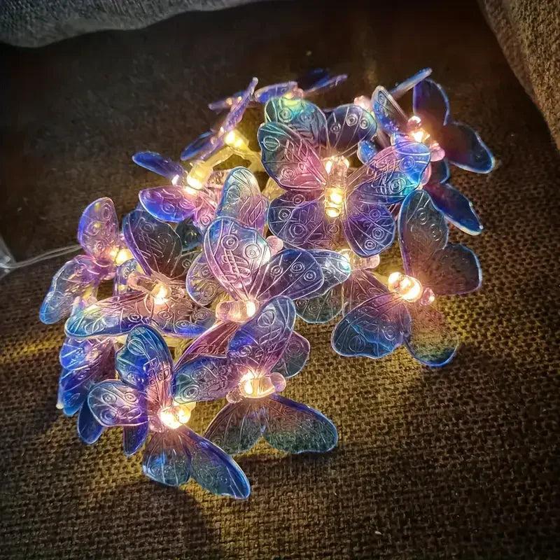 パーティー・インテリア用装飾 バタフライLEDライト 蝶モチーフ 華やか