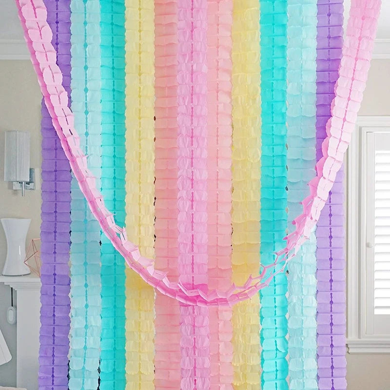 イベント・クリスマス装飾|四つ葉のクローバー ペーパーガーランド 3.6m