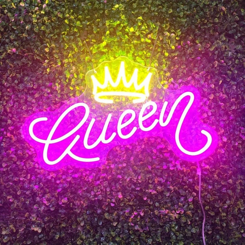 クラウンクイーンLEDネオンサイン(ネオン看板)