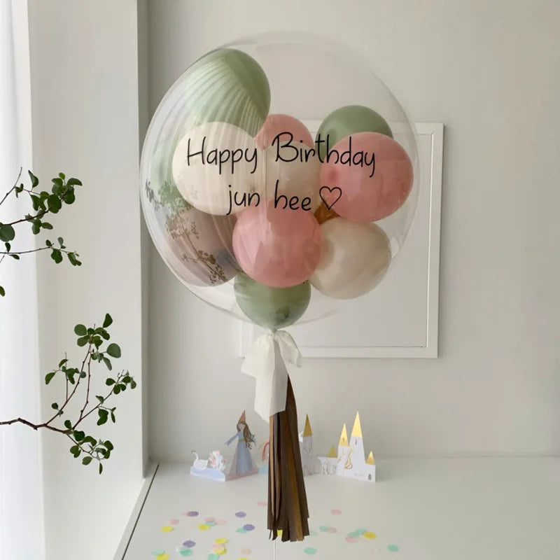 イベント・バルーン装飾 | 透明バルーンセット | 10個