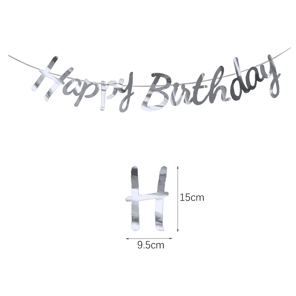 パーティー用装飾 誕生日用バナー 壁面装飾 華やか演出