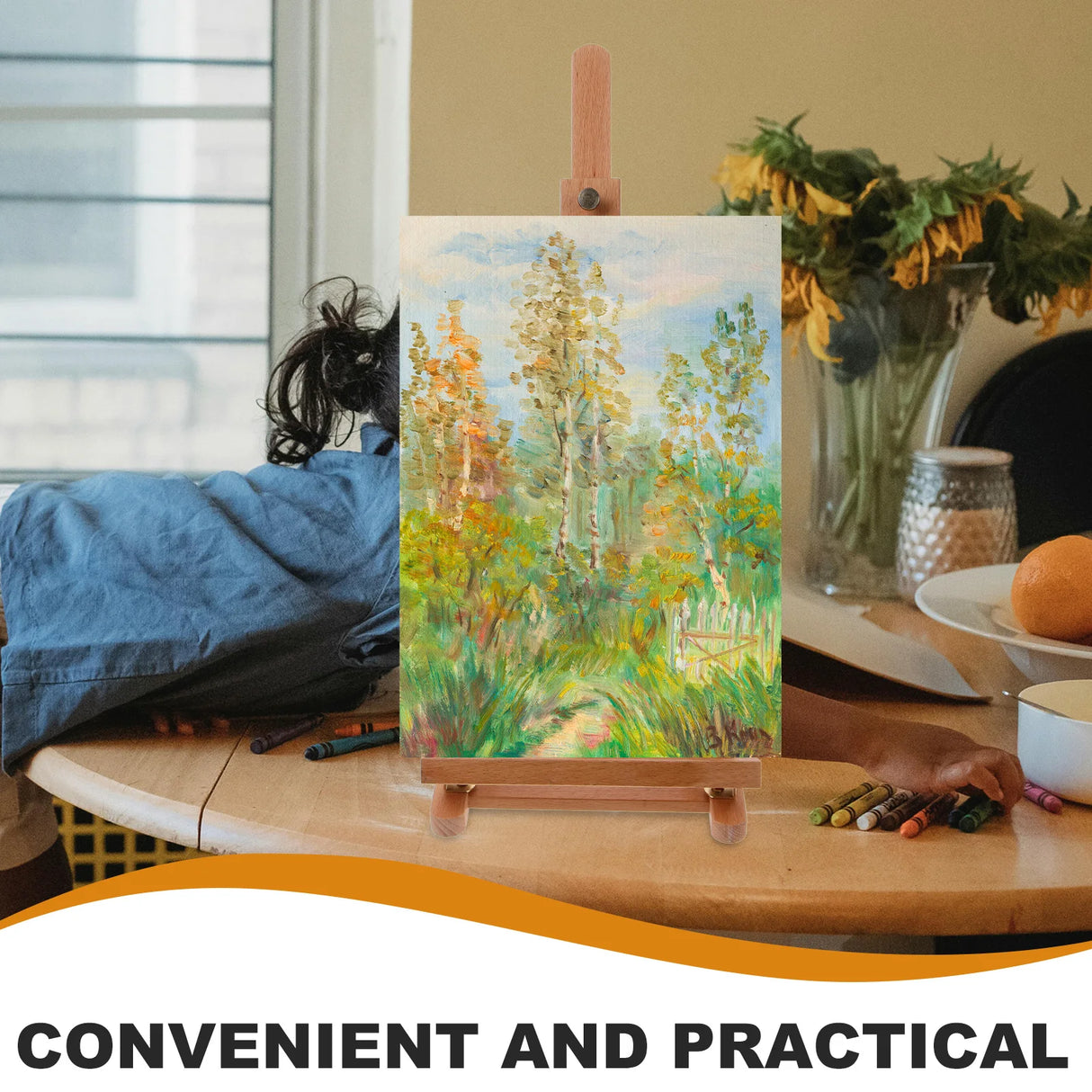 【調節可能】木製イーゼルスタンド