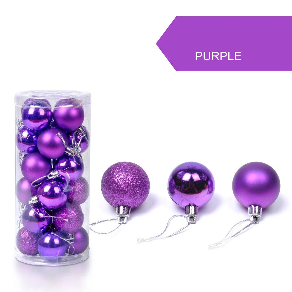 イベント・パーティー装飾|クリスマスツリーボール型 オーナメント 24個セット(30m)