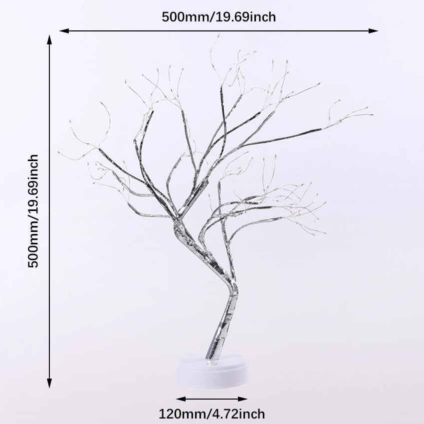 モチーフライト|イベント・パーティー装飾|LED卓上盆栽ランプ(50cm)