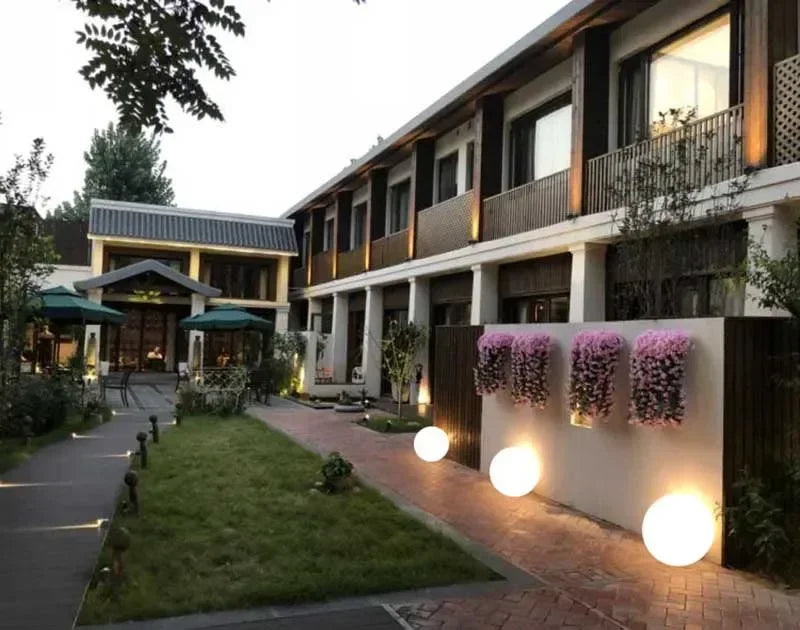 ソーラーライト|イベント・パーティー装飾|ソーラー式 LED防水ボールライト(直径:15㎝/20㎝/25㎝)