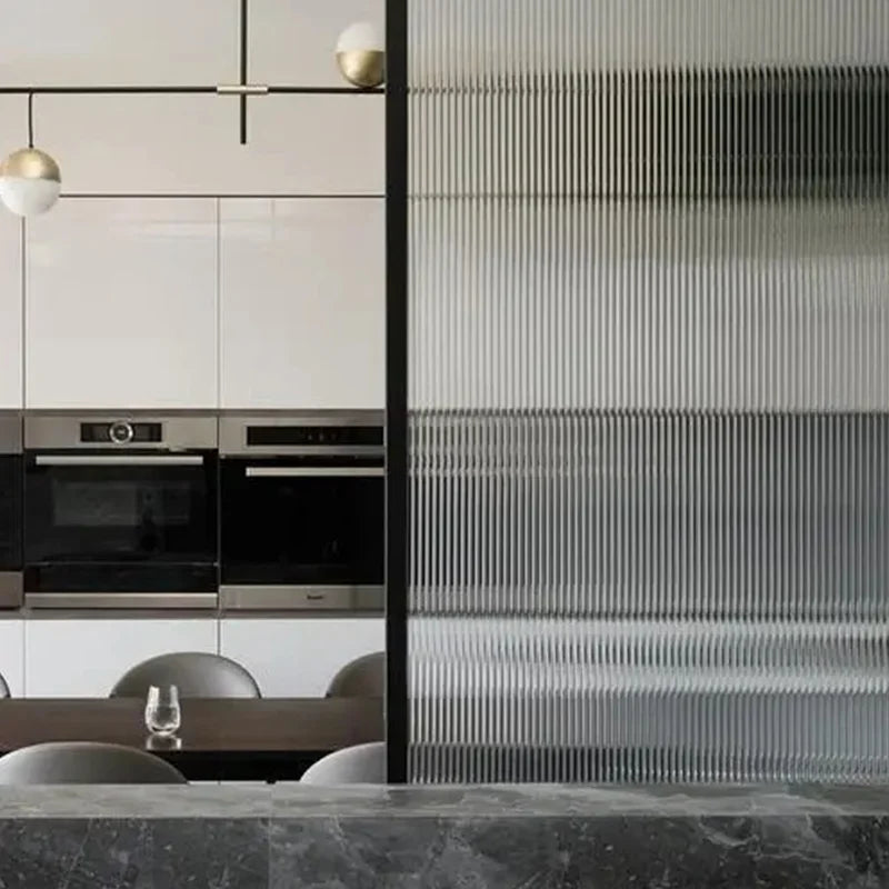 【UVカット・静電気吸着】ウィンドウフィルム(レトロすりガラス風柄)