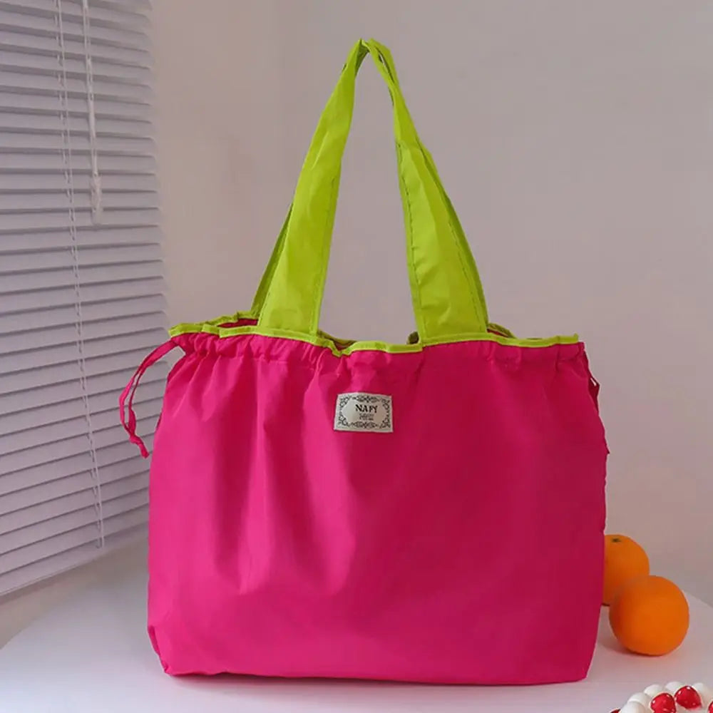 |ノベルティ用品 | 折り畳み可能 巾着型エコバッグ | 47×35cm