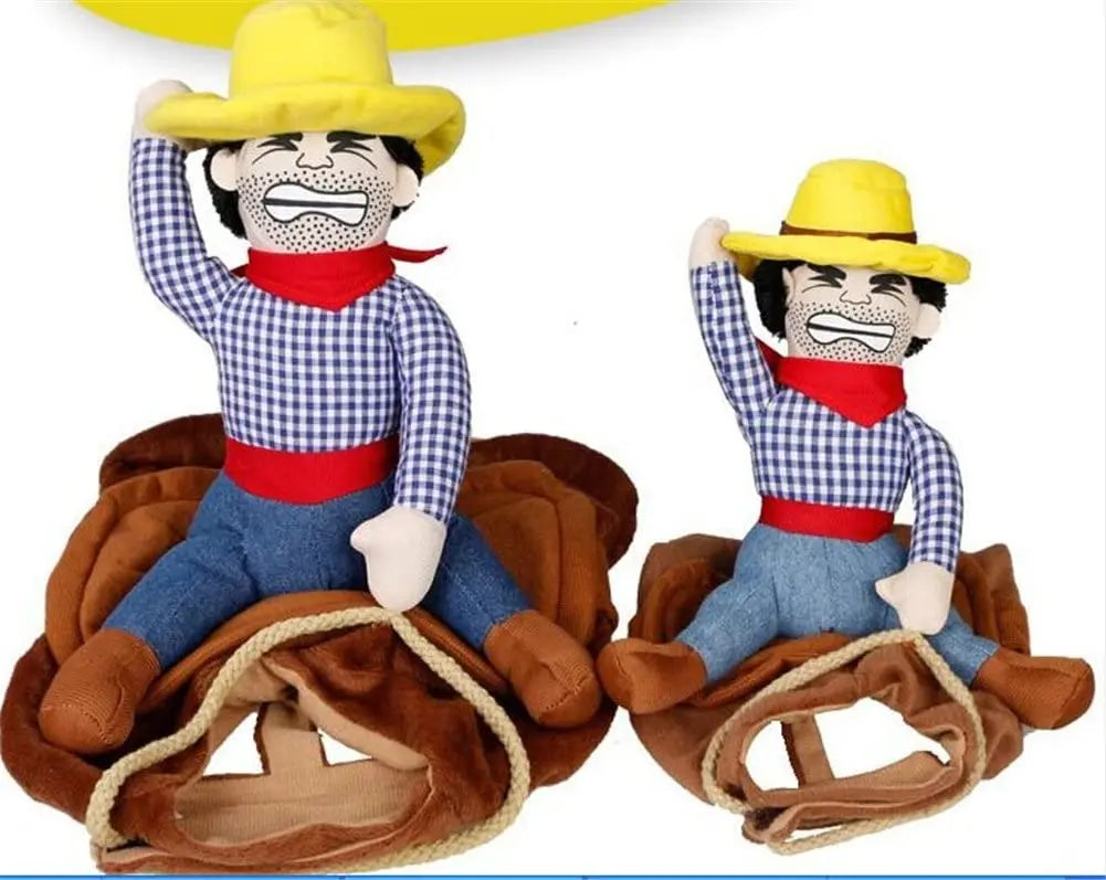 イベント・ハロウィングッズ|カウボーイ犬用コスチューム