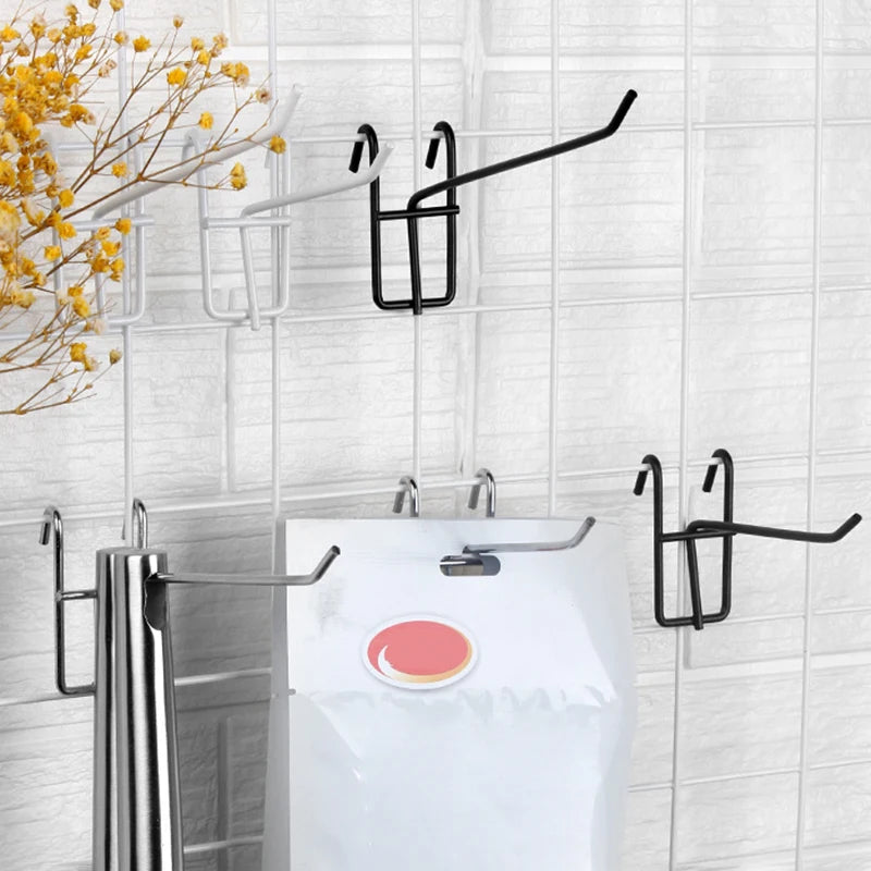 メッシュ棚用アイアンフック 10/20/30/50個セット