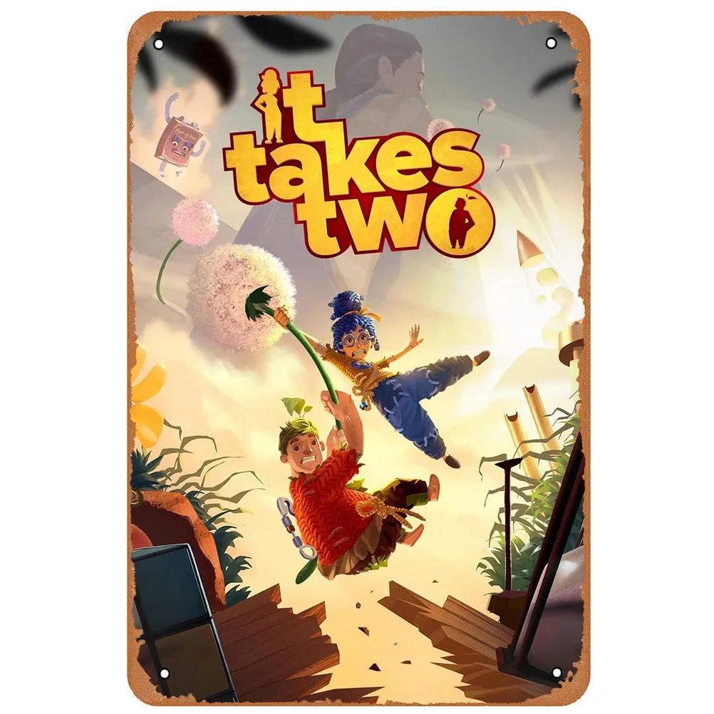 ヴィンテージ映画ブリキ看板 A