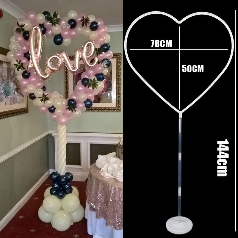 ハート型バルーンホルダーセット デコレーション用