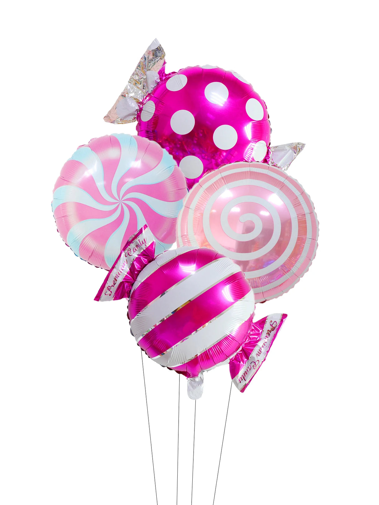 イベント・クリスマス装飾|スイートデザートキャンディホイルバルーン4個セット