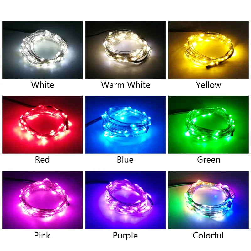 ドレープライト|イベント・クリスマス装飾|防水LEDストリングライト(5m/10m)