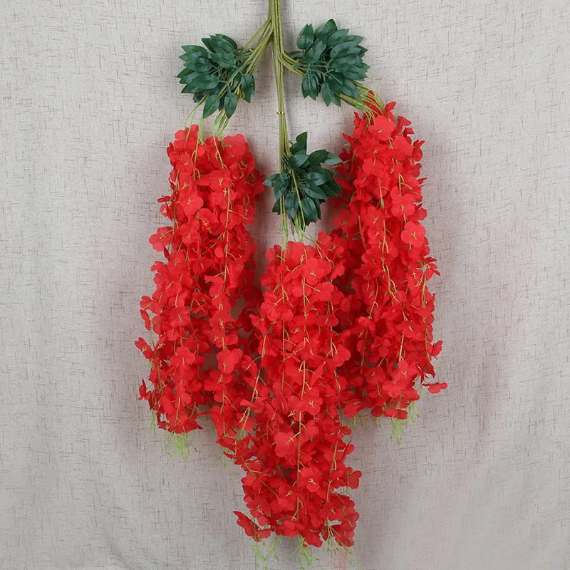 パーティー・インテリア装飾|藤の花シルク造花12個セット(110c)