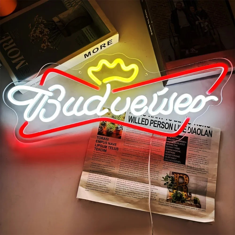 Budweiser ビールLEDネオンサイン(ネオン看板)