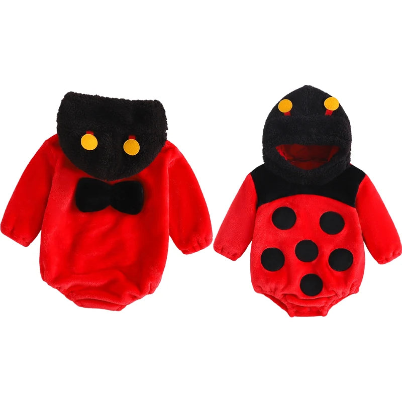 イベント・ハロウィングッズ|アニマル着ぐるみ風ベビーロンパース(1〜24ヶ月)