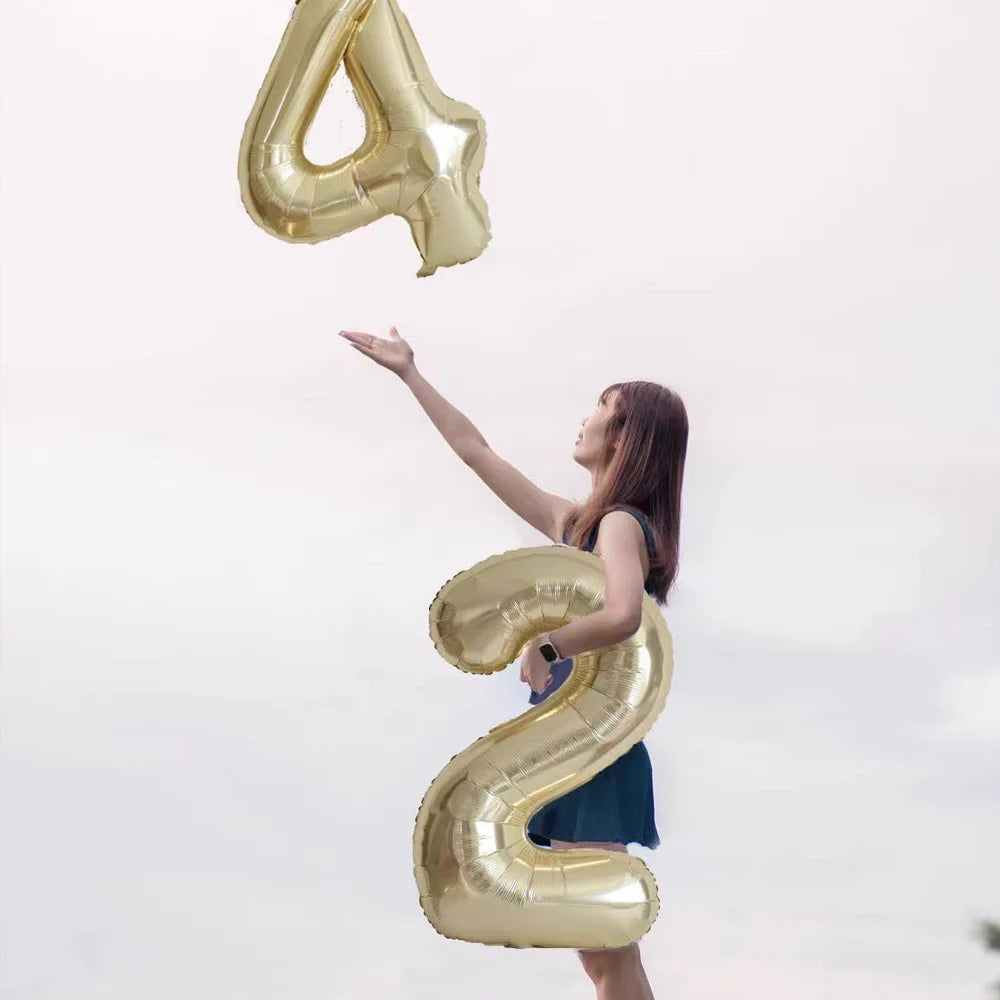 40インチ 大型デジタル数字バルーン(ナンバーバルーン)
