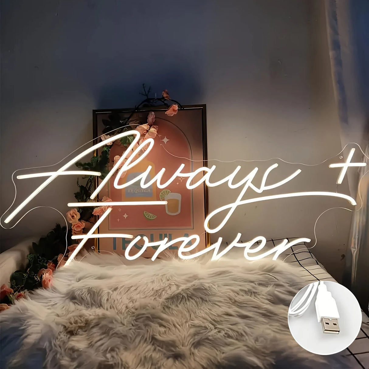 イベント・パーティ装飾 | LEDネオンサイン 壁飾り| W47×H19㎝