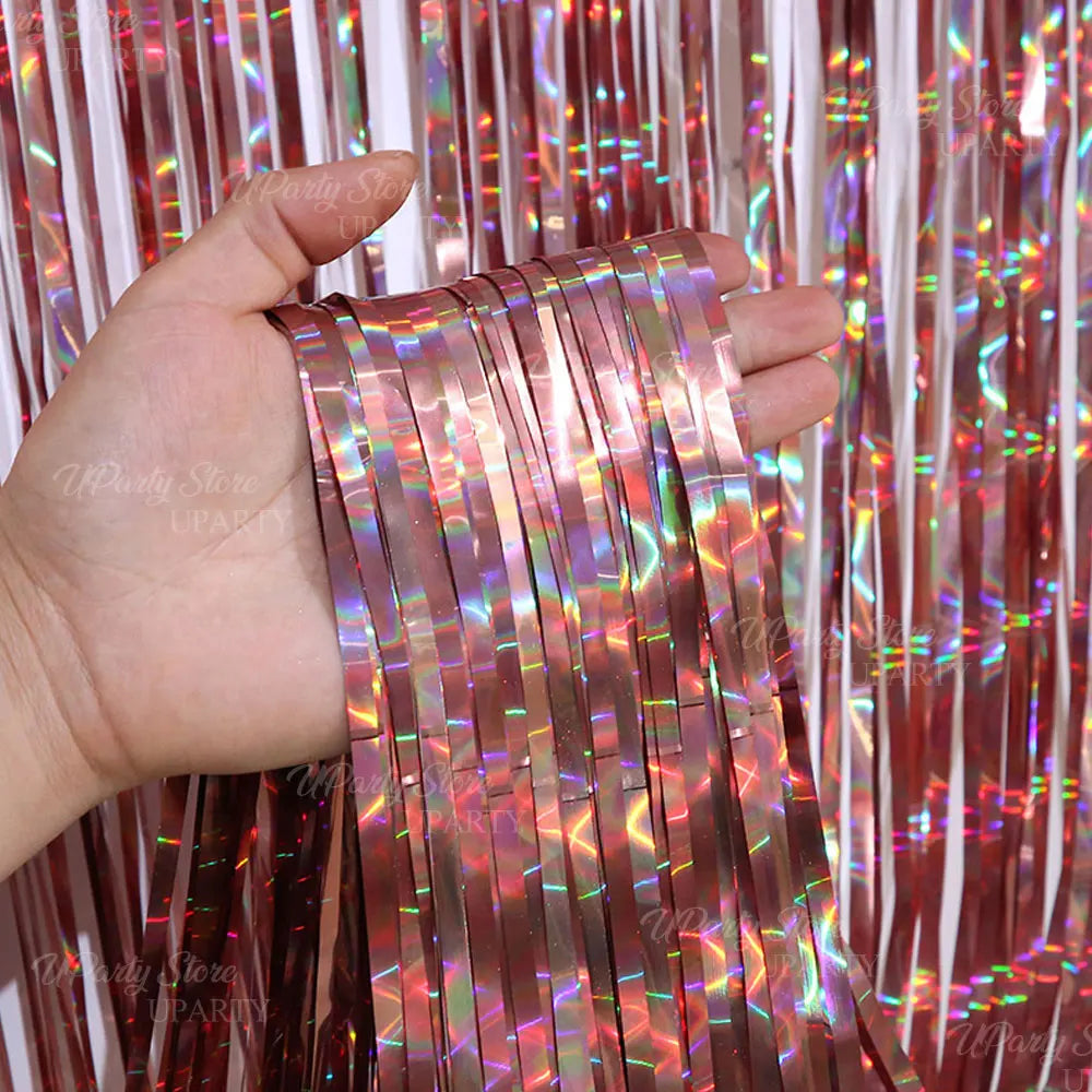 パーティー・インテリア用装飾 キラキラ!ホイル素材カーテン 高品質素材