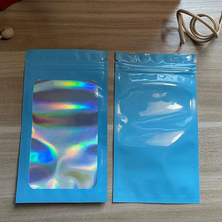 |イベント・ノベルティ用品 | キラキラ!ホロ素材 ジッパー付きバッグ