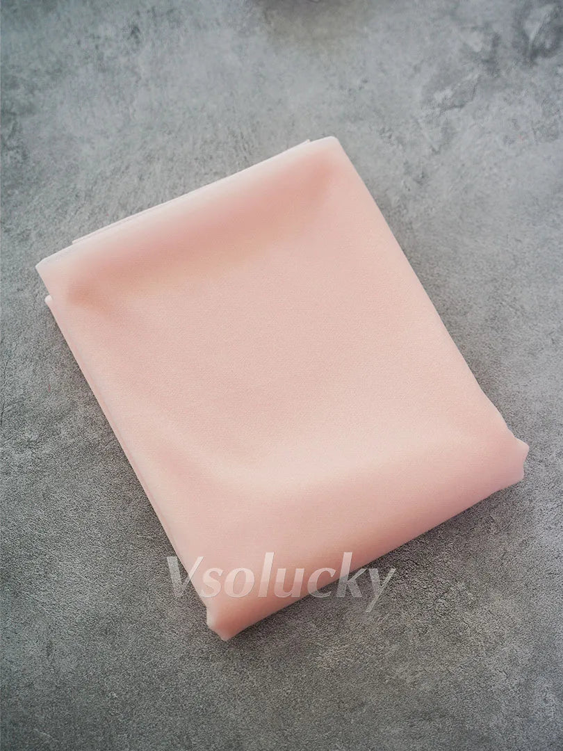 ウェディングアーチ用シフォンドレープ