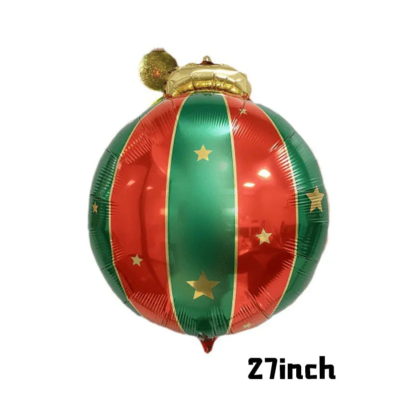 クリスマス用キャンディケインホイルバルーンセット