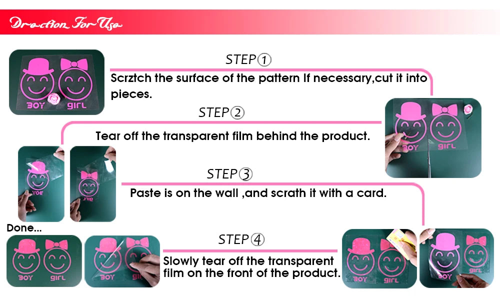 結婚式用スペイン語メッセージウォールステッカー