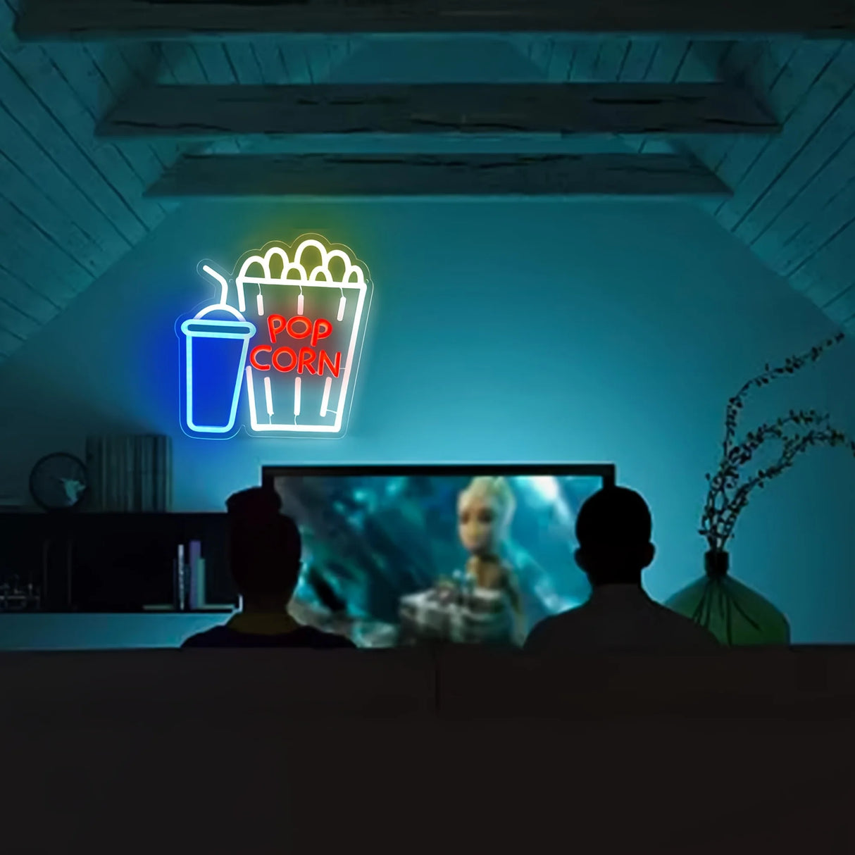 POP CORN ネオンサイン(ネオン看板)