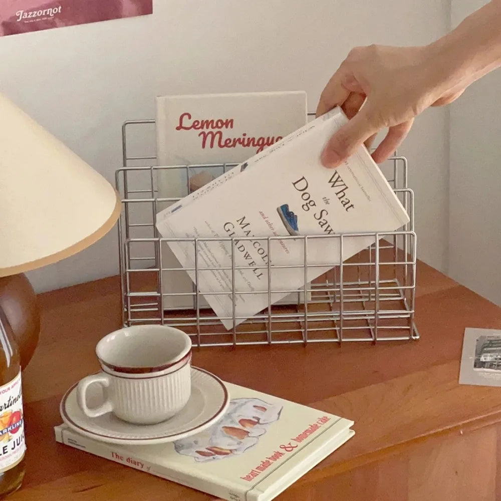 3層メタルメッシュ文房具オーガナイザー