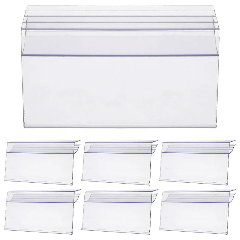 透明L字型アクリルプライスカードスタンド30個セット