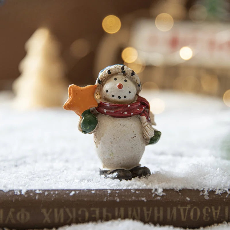 【クリスマスツリー用装飾】スノーマンオーナメント(塗装樹脂製)